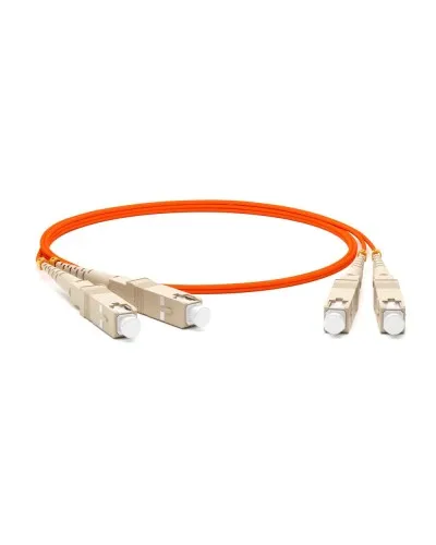 FC-D2-50-SC/PR-SC/PR-H-2M-LSZH-OR. Патч-корд волоконно-оптический SC-SC. Hyperline в Абакане