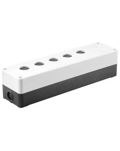 Корпус КП105(6) для кнопок 5(6) мест белый (BKP10-6-K01). Корпус для кнопочных постов. IEK в Абакане