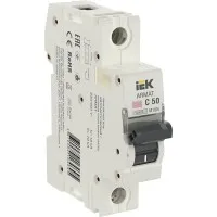 M10N 1P C 50А 10кА ARMAT (AR-M10N-1-C050). Автоматический выключатель. IEK