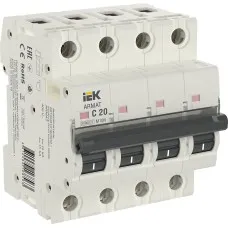 M10N 4P C 20А 10кА ARMAT (AR-M10N-4-C020). Автоматический выключатель. IEK