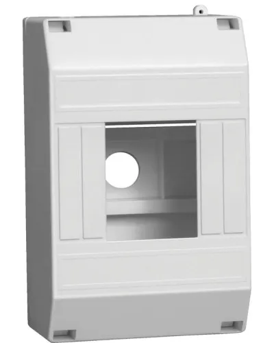 Корпус пластиковый КМПн 1/4 IP20 белый (MKP31-N-04-30-135). Щиток модульный без дверцы, настенный. IEK в Абакане