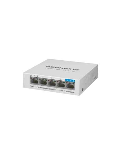 Keenetic KN-4610 (L2) 5х1Гбит/с 4PoE+ 60W. Коммутатор с PoE. KEENETIC в Абакане