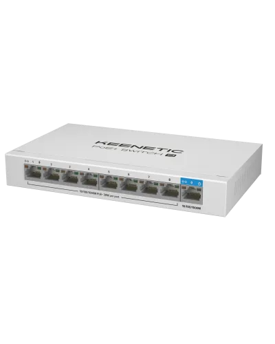 Keenetic KN-4710 (L2) 9х1Гбит/с 8PoE+ 120W. Коммутатор с PoE. KEENETIC в Абакане