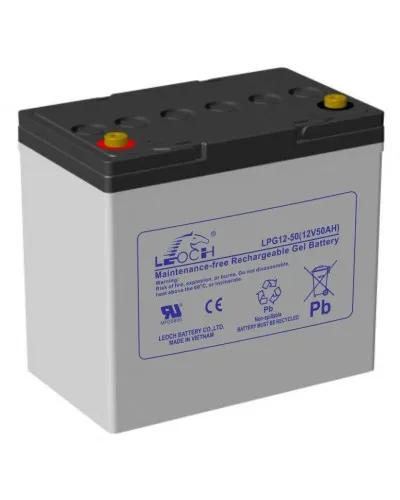 LEOCH LPG 12-50. Аккумулятор герметичный свинцово-кислотный. LEOCH в Абакане