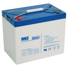 MNB MNG 75-12. Аккумулятор герметичный свинцово-кислотный. MNB