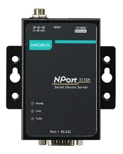 NPort 5110A. 1-портовый асинхронный сервер. MOXA в Абакане