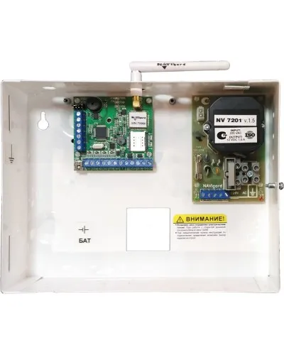 NV 1010c. Устройство оконечное объектовое приемно-контрольное c GSM коммуникатором. NAVIgard в Абакане
