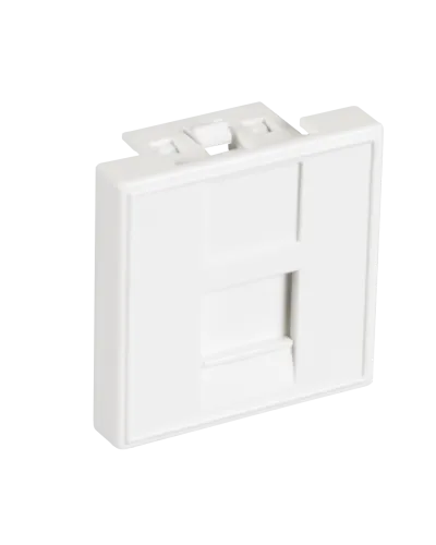 EC-IMF-1-WT-10 (10шт). Вставка 45x45 (Mosaic) для 1 модуля Keystone Jack. NETLAN в Абакане