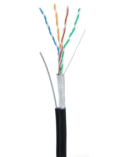 F/UTP 4pair, Cat5e, Out, Sw (EC-UF004-5E-PE-SW-BK). Кабель «витая пара» (LAN) для структурированных систем связи. NETLAN в Абакане