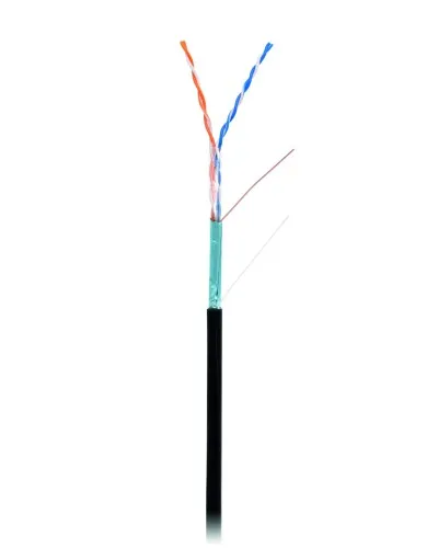 F/UTP 2pair, Cat5, Out, PE (EC-UF002-5-PE-BK). Кабель «витая пара» (LAN) для структурированных систем связи. NETLAN в Абакане