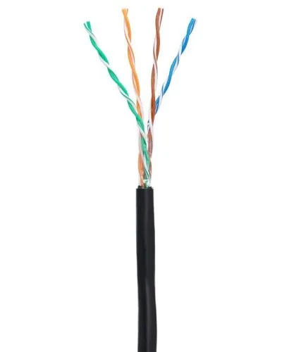 U/UTP 4pair, Cat5е, Out, PE (EC-UU004-5E-PE-BK). Кабель «витая пара» (LAN) для структурированных систем связи. NETLAN в Абакане