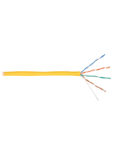 U/UTP 4pair, Cat5e, Solid, In, PVC (NMC 4100A-YL). Кабель «витая пара» (LAN) для структурированных систем связи. NIKOMAX в Абакане