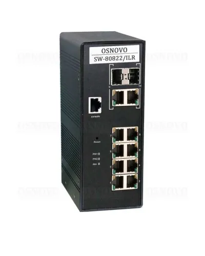 SW-80822/ILR. Коммутатор 10-портовый Gigabit Ethernet с PoE. OSNOVO в Абакане