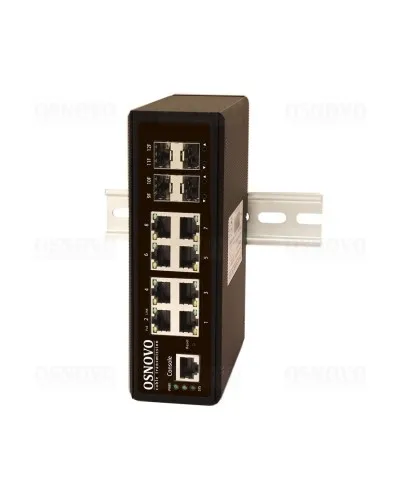 SW-70804/IL. Промышленный коммутатор Gigabit Ethernet на 12 портов. OSNOVO в Абакане
