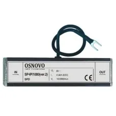 SP-IP/100(ver2). Устройство грозозащиты цепей Ethernet. OSNOVO