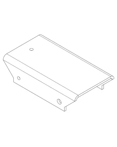 PERCo-MB-16.8. Накладка прямая верхняя. PERCo в Абакане