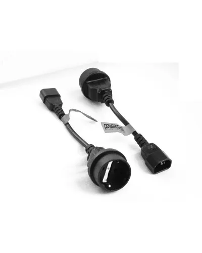 Cord PCM SCUT IEC320 to Type-F. Кабель IEC-320 C14 to Socket Type-F. POWERCOM в Абакане