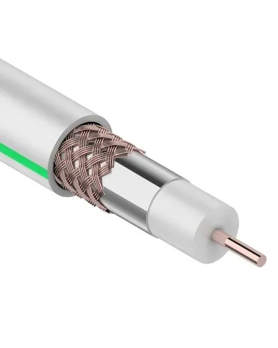 SAT 703 B, CCS/Al/Al, 75%, 75 Ом, 100 м, белый. PROconnect (01-2431-2). Кабель коаксиальный радиочастотный. PROCONNECT в Абакане