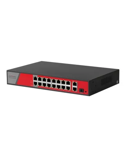 PND-16P-2G1F-BT2 (300W). Коммутатор гибридный 16+2+1 с PoE. Polyvision в Абакане