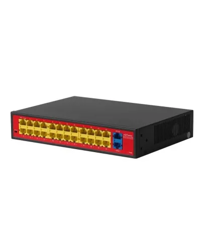 PND-24P-2G Lite (250W). Коммутатор неуправляемый 26-портовый с функцией PoE. Polyvision в Абакане