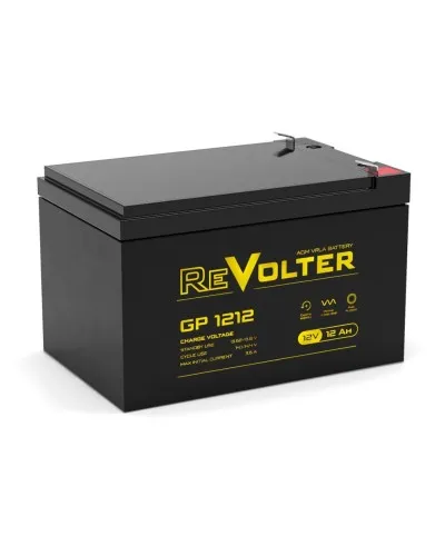 Revolter GP 1212. Аккумулятор автомобильный герметичный свинцово-кислотный. Revolter в Абакане
