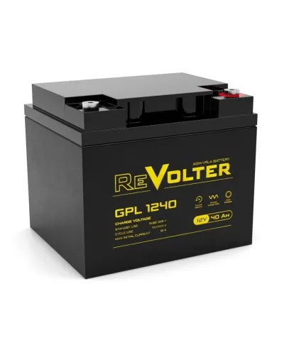 Revolter GPL 1240. Аккумулятор автомобильный герметичный свинцово-кислотный. Revolter в Абакане