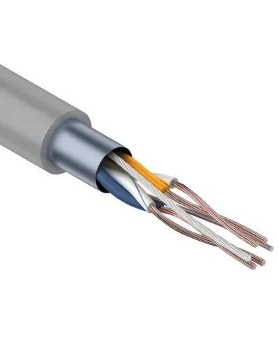 F/UTP, CAT 5e, PVC, 2PR, 24AWG, INDOOR, STRANDED, серый, 305м, REXANT (01-0125). Кабель «витая пара» (LAN) для структурированных систем связи. Rexant в Абакане