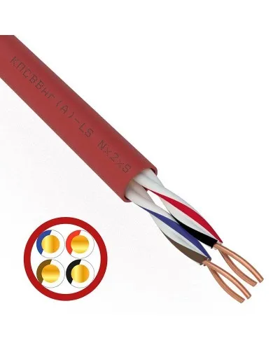 КПСВВнг(А)-LS 2х2х0,75 (01-4866)(REXANT). Кабель для систем пожарной и охранной сигнализации. Rexant в Абакане
