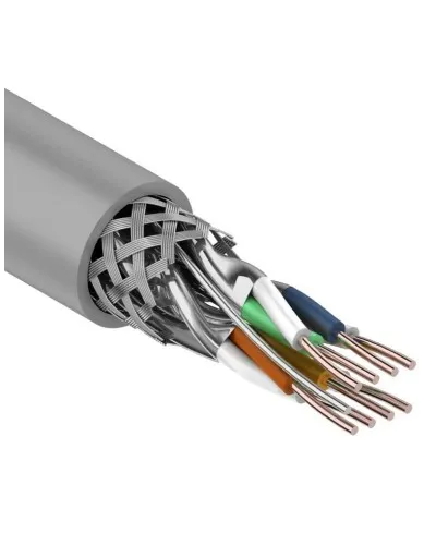 S/FTP, CAT 7, PVC, 4PR, 23AWG, INDOOR, SOLID, серый, 305 м, REXANT (01-0542). Кабель «витая пара» (LAN) для структурированных систем связи. Rexant в Абакане