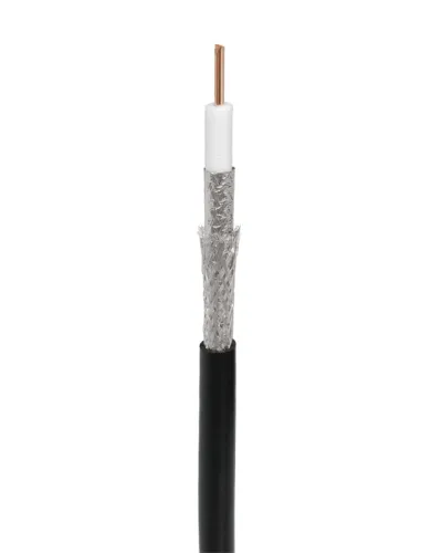 RG-11U, 75 Ом, CCS/Al/Al, 83%, 305 м, черный OUTDOOR (01-3011). Кабель коаксиальный радиочастотный. Rexant в Абакане