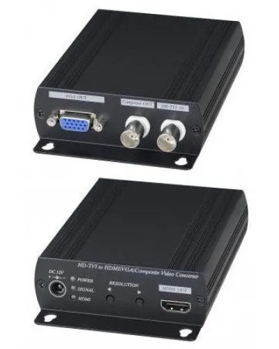 AD001HD4. Преобразователь-разветвитель AHD/HDCVI/HDTVI в HDMI/VGA/CVBS. SC&T в Абакане