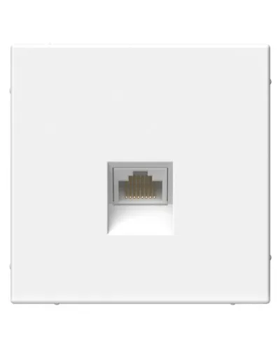 ArtGallery розетка RJ45, кат. 6Е, скрытой установки, механизм, белый (GAL000186). Розетка компьютерная. Systeme Electric в Абакане