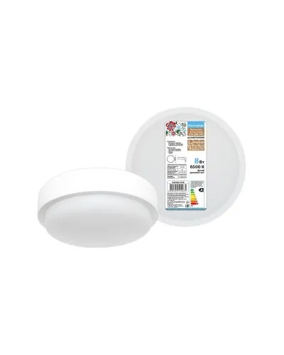 ДПП 3901 8Вт 6500К IP65 белый круг (SQ0366-0148). Светодиодный светильник LED. TDM ЕLECTRIC в Абакане