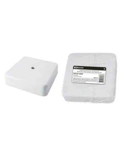 Коробка КР 100х100х29 ОП белая, IP40, с клеммной колодкой (SQ1401-0908). Распаячная коробка. TDM ЕLECTRIC в Абакане
