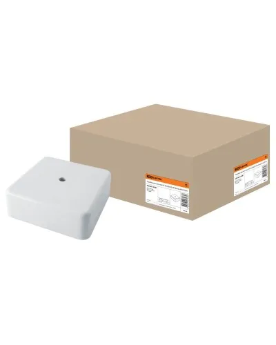 Коробка КР 50х50х20 ОП белая, IP40 (SQ1401-0201). Распаячная коробка. TDM ЕLECTRIC в Абакане