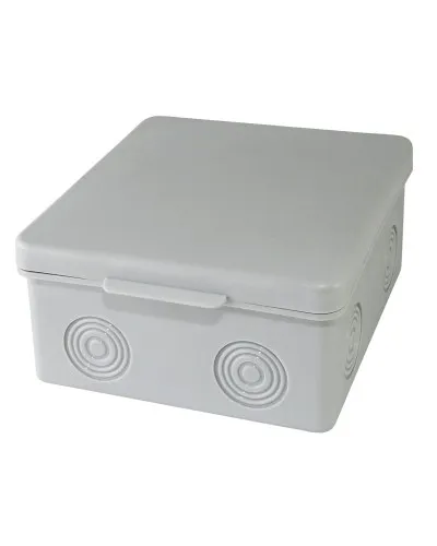 Коробка ОП 80х80х50мм, крышка, IP54, 7вх., без гермовводов (SQ1401-0812). Распаячная коробка. TDM ЕLECTRIC в Абакане