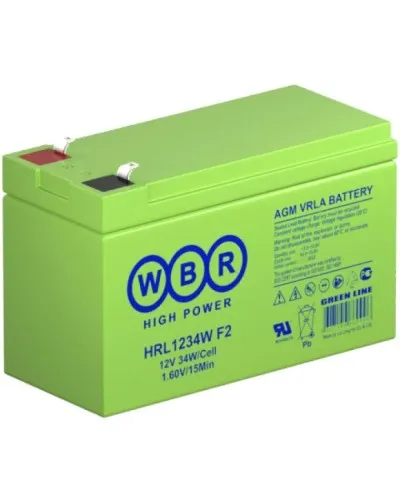 WBR HRL1234W F2. Аккумулятор герметичный свинцово-кислотный. WBR в Абакане