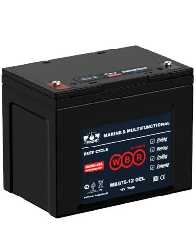 WBR MBG75-12. Аккумулятор герметичный свинцово-кислотный. WBR в Абакане