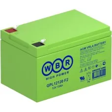 WBR GPL12120 F2. Аккумулятор герметичный свинцово-кислотный. WBR