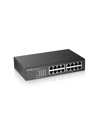 GS1100-16-EU0103F. Коммутатор 16xGE, rack 19, бесшумный. ZYXEL в Абакане