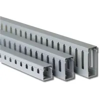 Короб перфорированный, серый RL75 15x60 (00676RL): Короб перфорированный