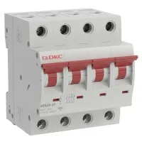 YON max MD63N 4P 6А 6кА C (MD63N-4PC6). Автоматический выключатель. ДКС