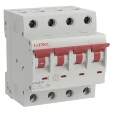 YON max MD63S 4P 63А 4,5кА C (MD63S-4PC63). Автоматический выключатель. ДКС