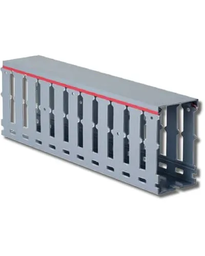 Короб перфорированный, серый RL12 25x80 (00146RL): Короб перфорированный в Абакане