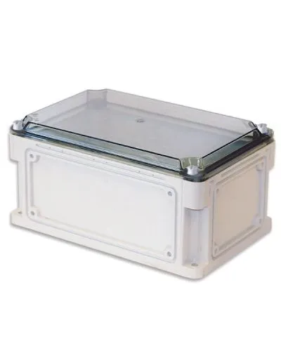 Корпус RAM box 300х150х160, высота крышки 35 мм, IP67 (531311). Корпус с фланцами и прозрачной крышкой, без монтажной платы. ДКС в Абакане
