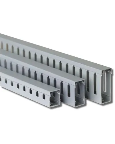 Короб перфорированный, серый RL75 25x30 (00126RL): Короб перфорированный в Абакане