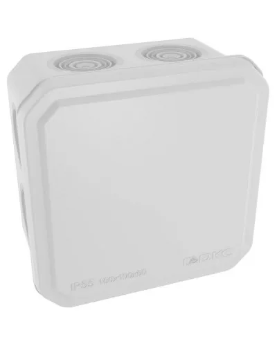 Коробка ответвительная с кабельными вводами IP55, 100х100х50 (53800). Коробка ответвительная. ДКС в Абакане