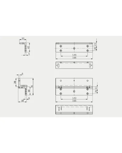 L+Z кронштейн для EMC 600 ALH. L+Z кронштейн для EMC 600 ALH. dormakaba в Абакане