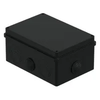Коробка JBS210 210х150х100, 8 вых., IP55, черная (44016BL-1). Коробка монтажная. Экопласт