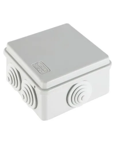 Коробка JBS101 100х100х55, 6 вых., IP55, серая (44037). Коробка монтажная. Экопласт в Абакане